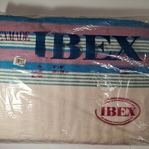Vintage Texmade Ibex double flannel blanket